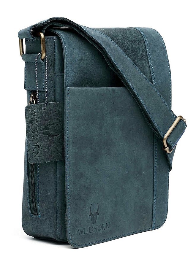 WildHorn Genuine Leather Sling Bag for Men - Stylish, Spacious, and Durable Crossbody Bag for Daily Use & Travel | Adjustable Strap | 1-Year Warranty - Image 2