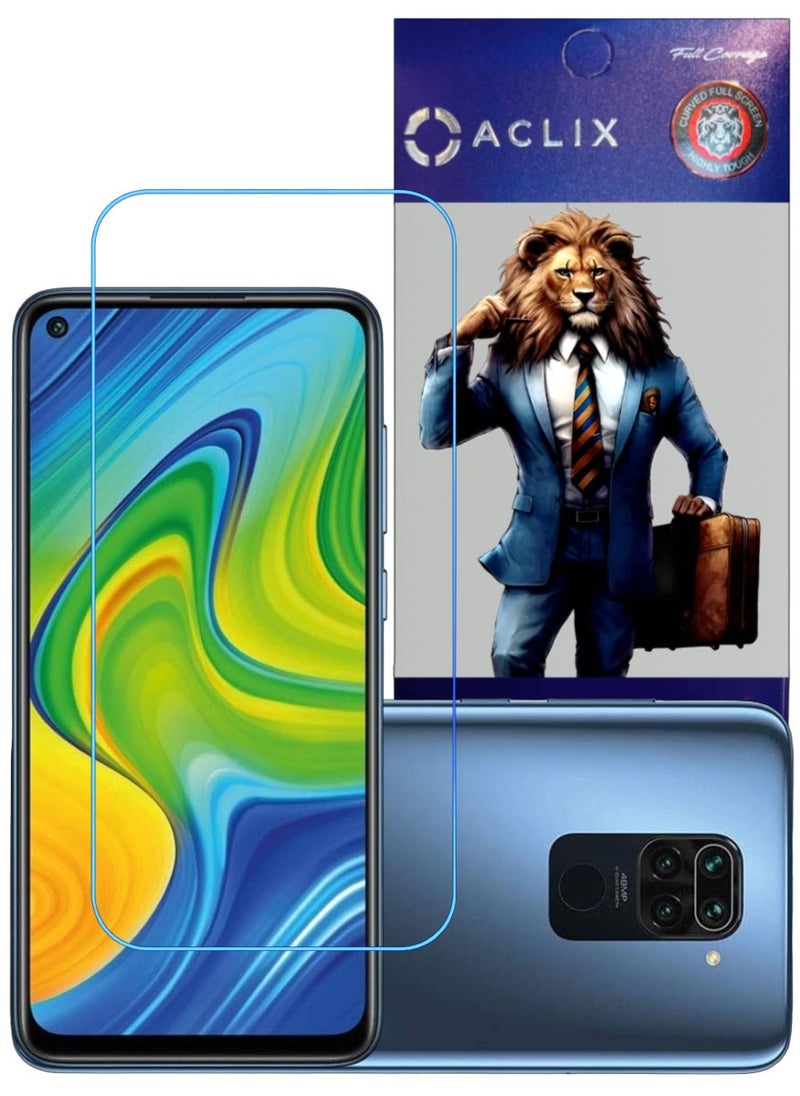 ACLIX Antistatic ESD Dustproof Premium Quality High Definition Clear Tempered Glass Screen Protector Designed For Xiaomi Redmi Note 9 - Image 1