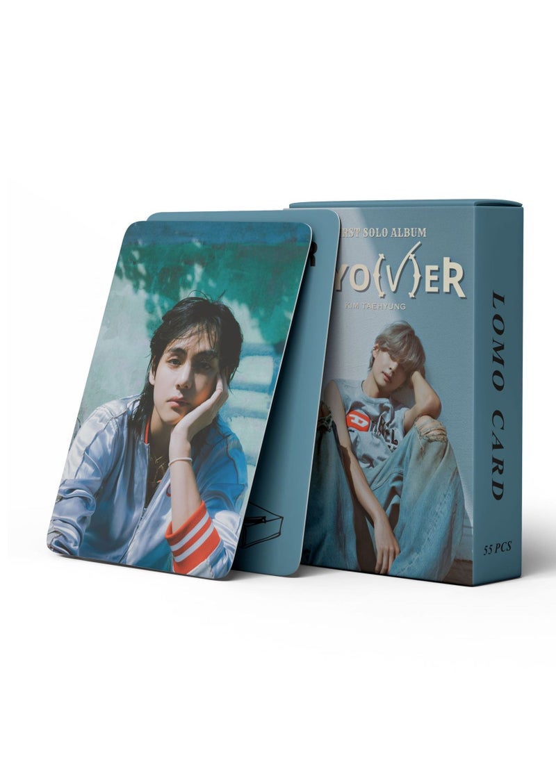 EHOME 55Pcs BTS V Kim Taehyung Solo Album Layover Lomo Card - Image 1