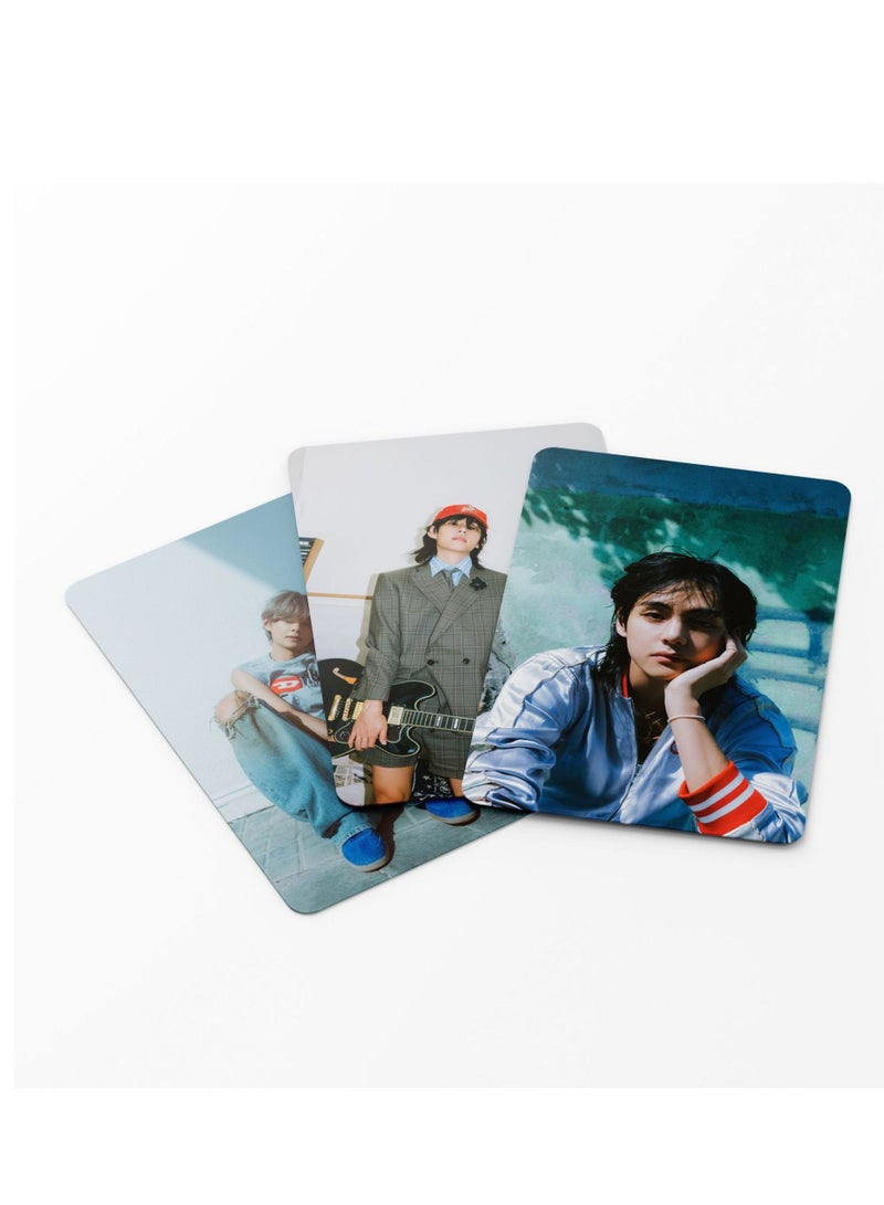EHOME 55Pcs BTS V Kim Taehyung Solo Album Layover Lomo Card - Image 4