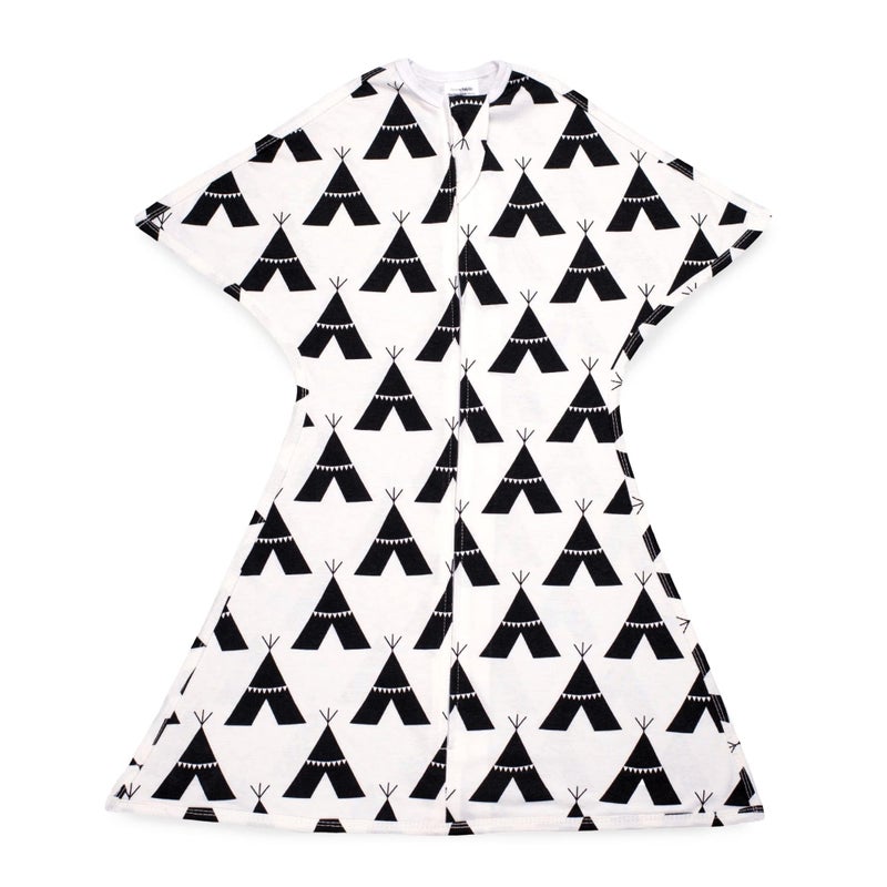 SleepingBaby ZipadeeZip Transition Swaddle Roomy Baby Swaddle Blanket with Zipper Convenience Busy Road M 612 Months