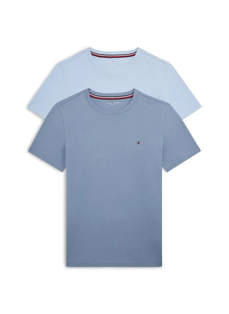 TOMMY HILFIGER Kids 2 Pack Crew Neck T-Shirt
