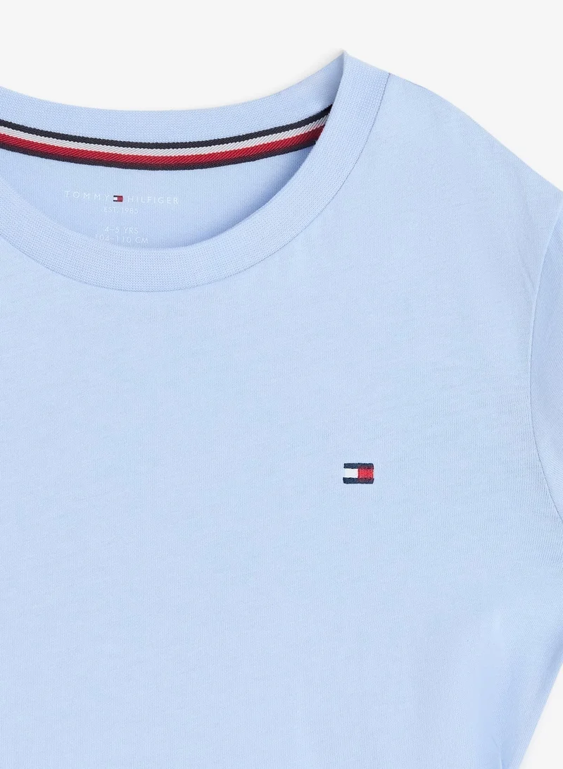 Tommy Hilfiger Sweet Blue / Brisk Blue 2-Pack Signature Crew Neck Lounge T-Shirts for Men | Best Price UAE