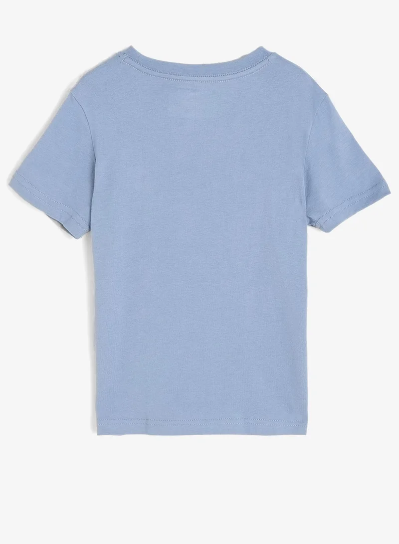 Tommy Hilfiger Sweet Blue / Brisk Blue 2-Pack Signature Crew Neck Lounge T-Shirts for Men | Best Price UAE