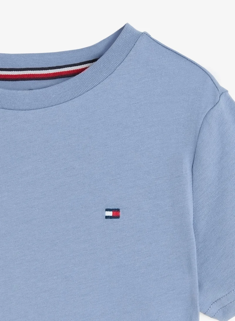 Tommy Hilfiger Sweet Blue / Brisk Blue 2-Pack Signature Crew Neck Lounge T-Shirts for Men | Best Price UAE
