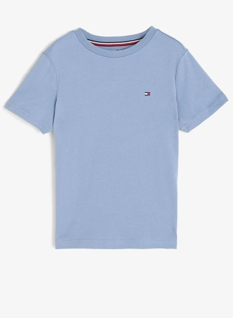 Tommy Hilfiger Sweet Blue / Brisk Blue 2-Pack Signature Crew Neck Lounge T-Shirts for Men | Best Price UAE