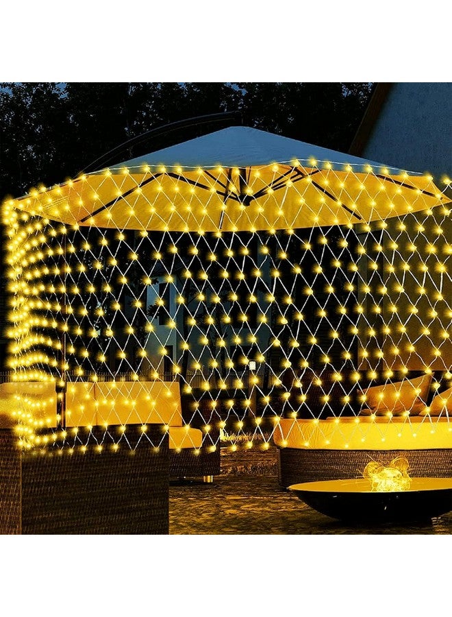 Litehom أضواء خيوط شبكة LED من لايتهوم، 6.6 قدم × 6.6 قدم، 144 LED، 8 أوضاع زينة ديوالي مع أضواء ديوالي لتزيين المنزل! ضوء ديوالي LED، أضواء LED لتزيين المنزل (LITEHOM-PIXEL-2x2-WW) - Image 1