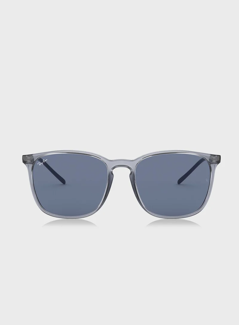 Ray-Ban 0Rb4387 Highstreet Square Sunglasses