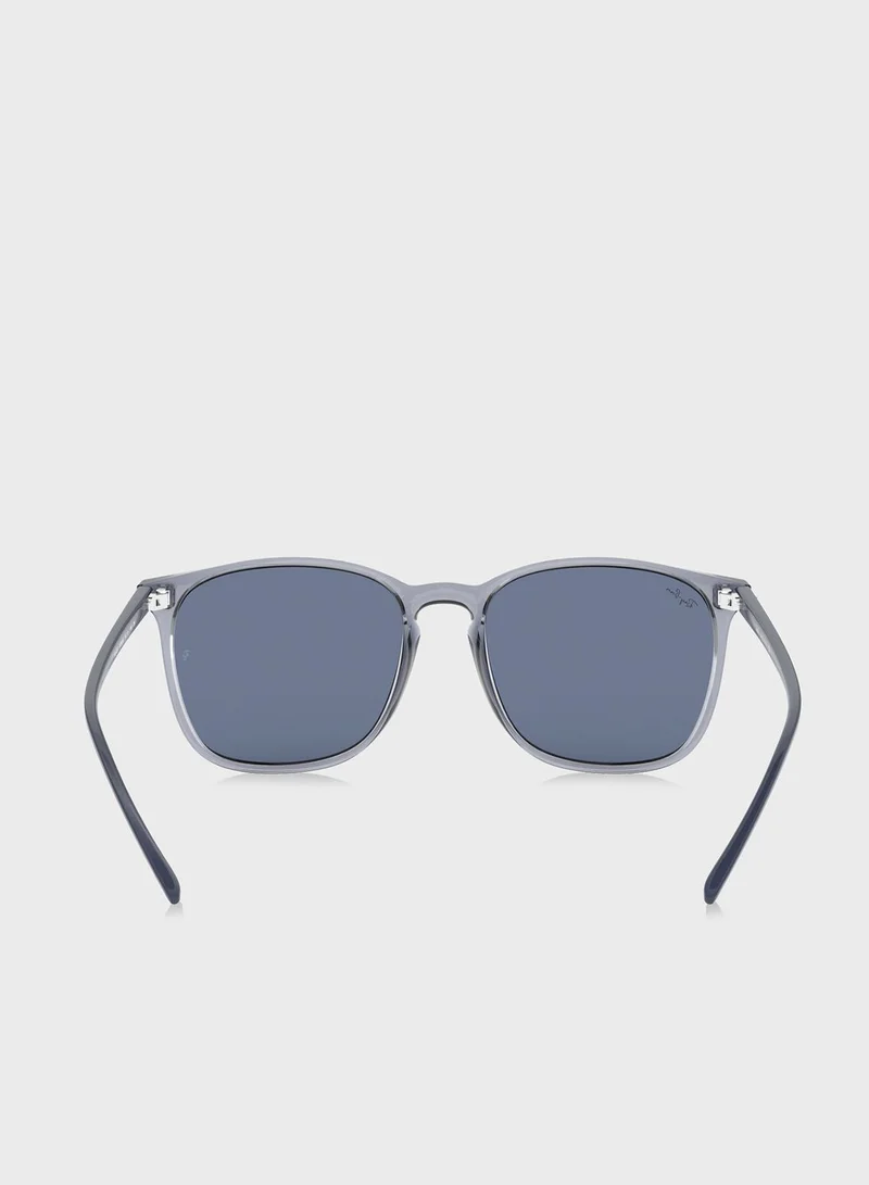 Ray-Ban 0Rb4387 Highstreet Square Sunglasses