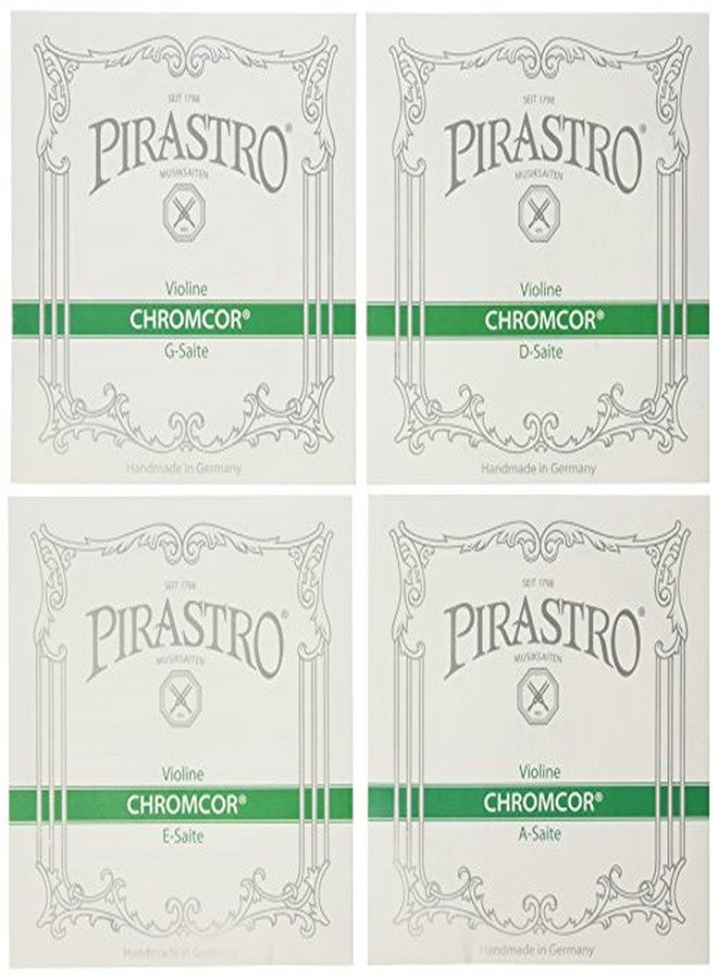 بيراسترو مجموعة أوتار كمان Pirastro 319020 Chromcor ذات قلب فولاذي، مع غلاف E-Ball متوسط، مقاس 4/4 - Image 2