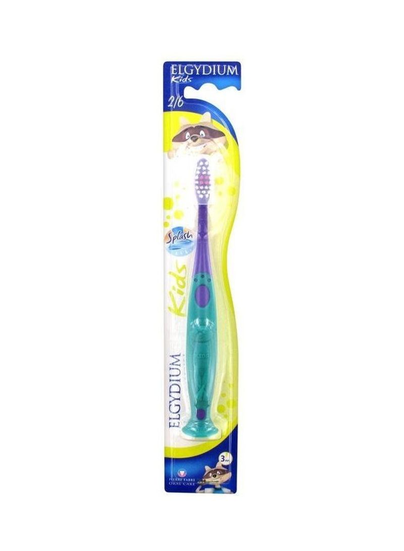 ELGYDIUM Soft Raccoon Kids Toothbrush Blue/Green 0.1kg