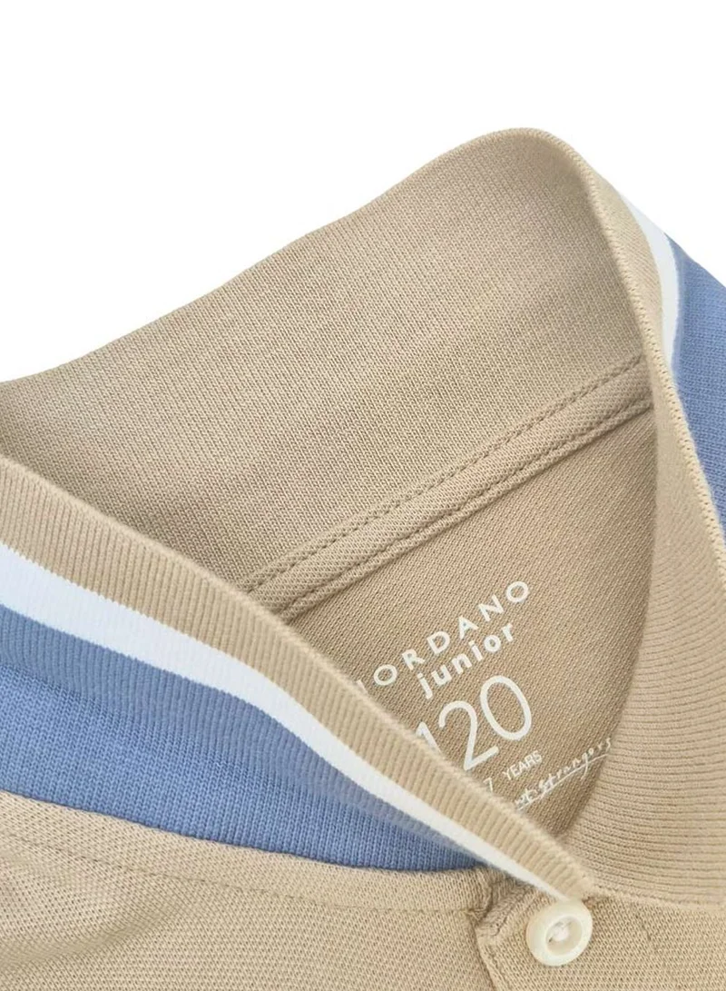 جيوردانو قبعة بولو نابليون للأطفال: بيكيه كلاسيكي، تطريز جريء، راحة طوال اليوم