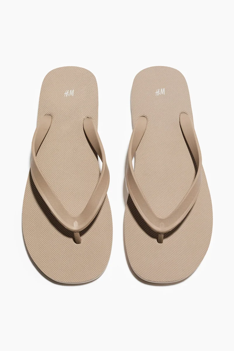 Rubber flip flops