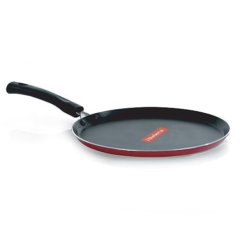 Blueberry's Nonstick Tawa Pan, 28 cm, 3mm Thickness, 3 Layar coating, Induction Base (Black) - Image 1