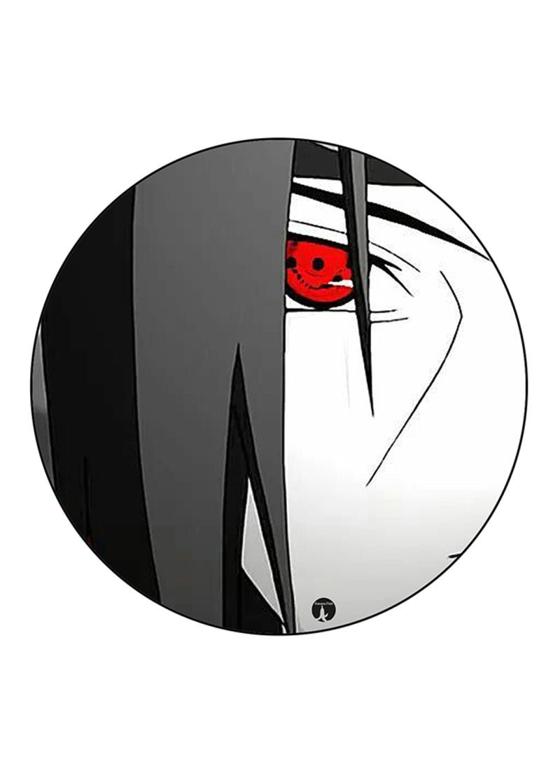 RKN Anime Naruto Printed Mouse Pad  Round  Multicolour