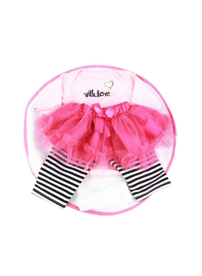 Pedolltree - Reborn Baby Dolls Clothes Baby Girl Clothing Tutu Skirt Outfit Sets For 20- 23 Inch Reborn Doll Accessories - Image 1
