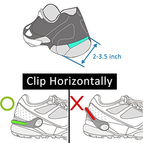 Benvo Shoe Clip Lights (2 Pack) Reflective Safety Night Running Gear for Runners Joggers Bikers Walkers, Color Changing RGB Strobe and Steady Color Flash Mode, Water Resistant and Bonus Screw Driver - Image 4