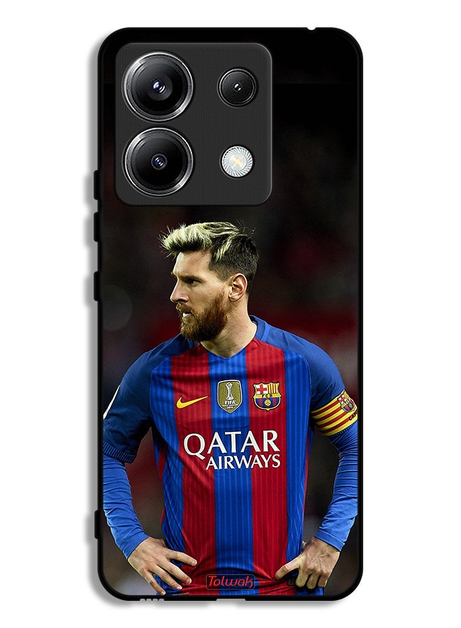 Tolwak Xiaomi Redmi Note 13 Pro 5G Protective Case Cover Messi Barcelona - Image 1