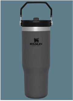 Stanley IceFlow Flip Straw Water Bottle with Straw, 0.89L – Keeps Drinks Cold for 12+ Hours – Leakproof, Stainless Steel – BPA-Free Travel Mug – Easy to Carry – Dishwasher Safe, Ideal for Active Lifestyles  - Image 1
