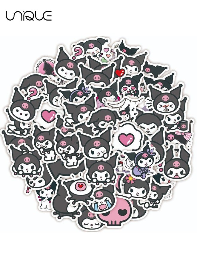 Unique 80Pcs Kulomi and Melody Stickers, Vinyl Waterproof Stickers for Water Bottles Laptop Phone Computer Guitar, Gifts for Teens, Girls, Fans - Image 4
