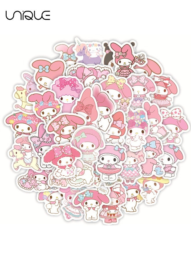 Unique 80Pcs Kulomi and Melody Stickers, Vinyl Waterproof Stickers for Water Bottles Laptop Phone Computer Guitar, Gifts for Teens, Girls, Fans - Image 5