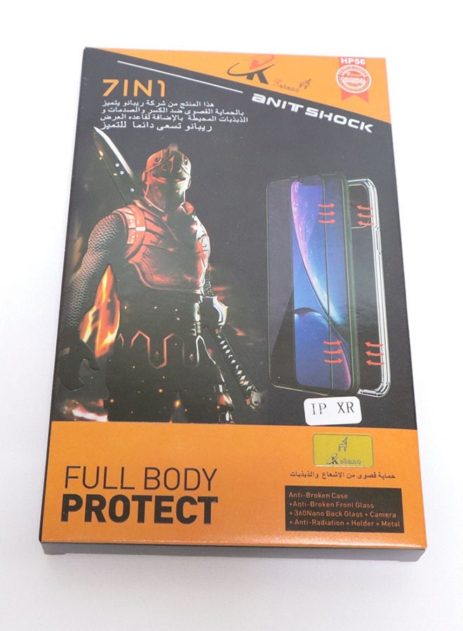 NIBEMINENT 7 In 1 Full Body Protect Kit For Phone Black/ Clear - Image 4