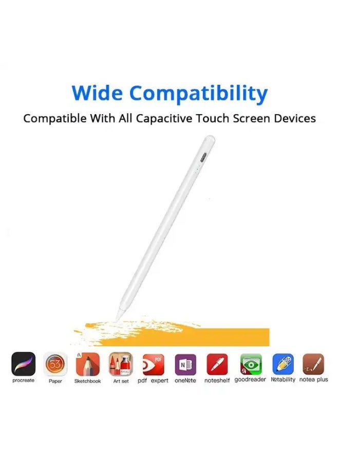 Capacitive pen, touch pen, screen pen, tablet pen, universal for mobile phones and tablets, magnetic suction handwriting pen  - Image 1