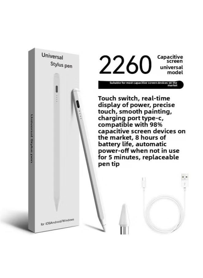 Capacitive pen, touch pen, screen pen, tablet pen, universal for mobile phones and tablets, magnetic suction handwriting pen  - Image 2