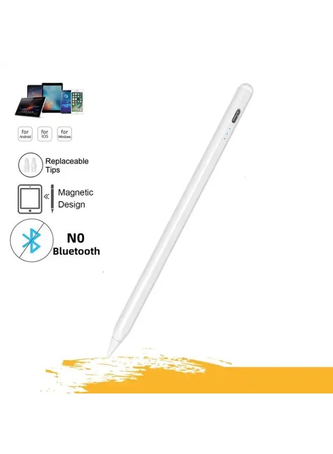 Capacitive pen, touch pen, screen pen, tablet pen, universal for mobile phones and tablets, magnetic suction handwriting pen