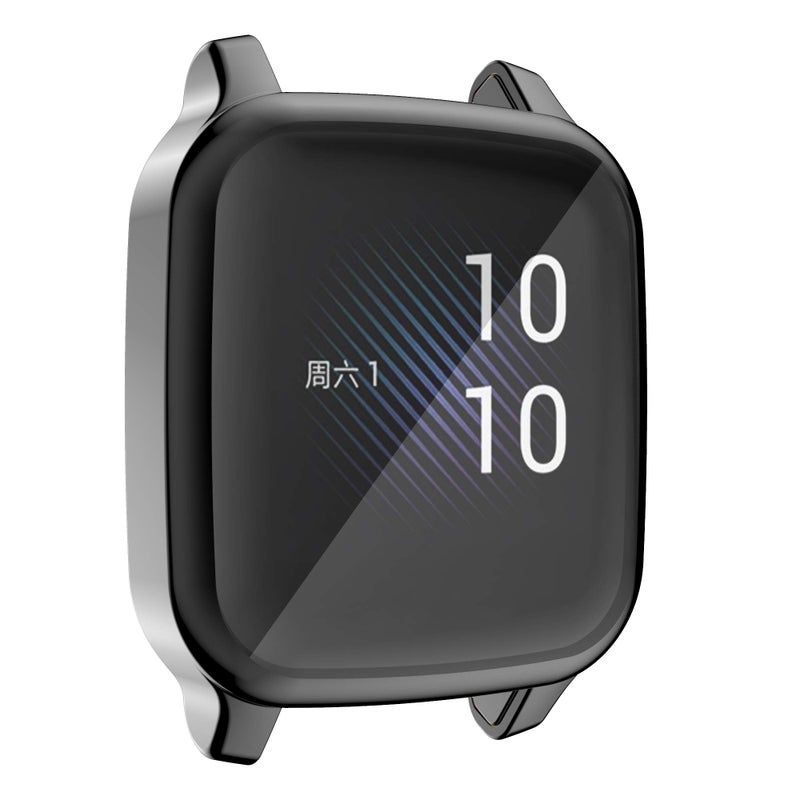 RICHONE [5 عبوات] غطاء واقي للشاشة RICHONE متوافق مع Garmin Venu Sq و Venu Sq 2، غطاء واقي شامل من TPU ناعم مضاد للصدمات (أسود + فضي + ذهبي + وردي + وردي ذهبي) - Image 3