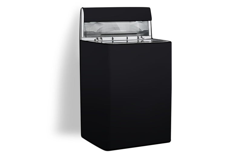 Wings Star Waterproof Top Load Fully Automatic Washing Machine Cover for 6 kg, 6.5 kg, 7kg & 7.5 kg (Black) - 59 x 59 x 86 cms - Image 1