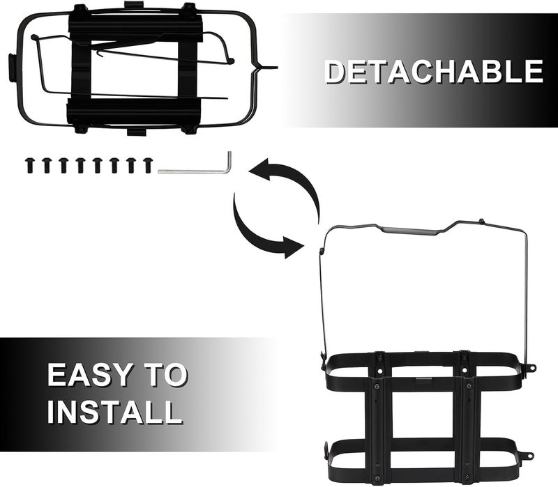 Mayouko Lockable Jerry Gas Can Holder Rack - 5 Gallon / 20 Liter Steel Mount Brackets - Image 4