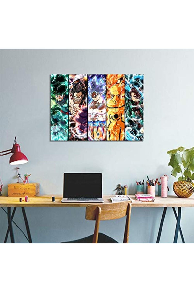KAIWALK Japanese Anime Poster Luffy Print on Canvas Painting Wall Art for Living Room Decor Boy Gift (Unframed, 16x24inch) - Image 3