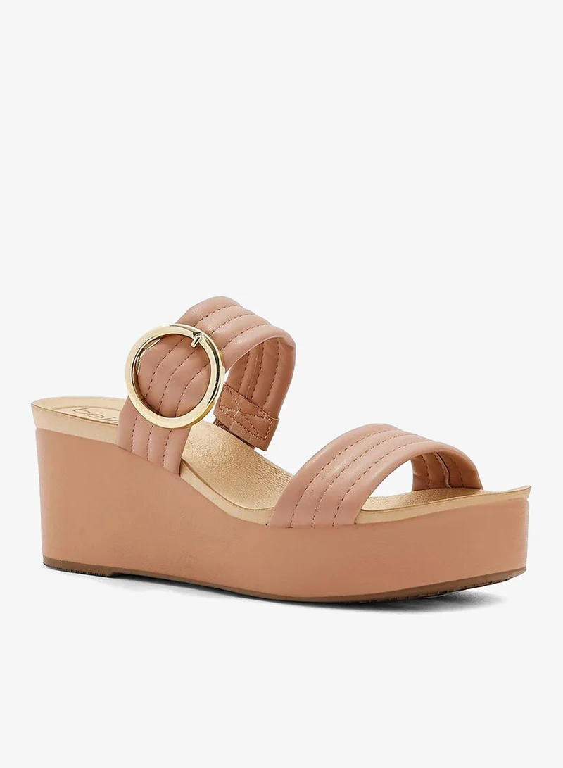Beira Rio Nude Wedge Sandals for Women – Stylish Wedge Heel Sandals for Girls & Daily Wear for Women | Best Price UAE