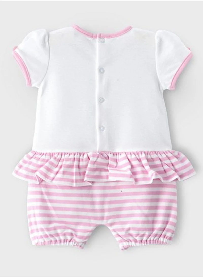 Boo Boo Infant Striped Romper