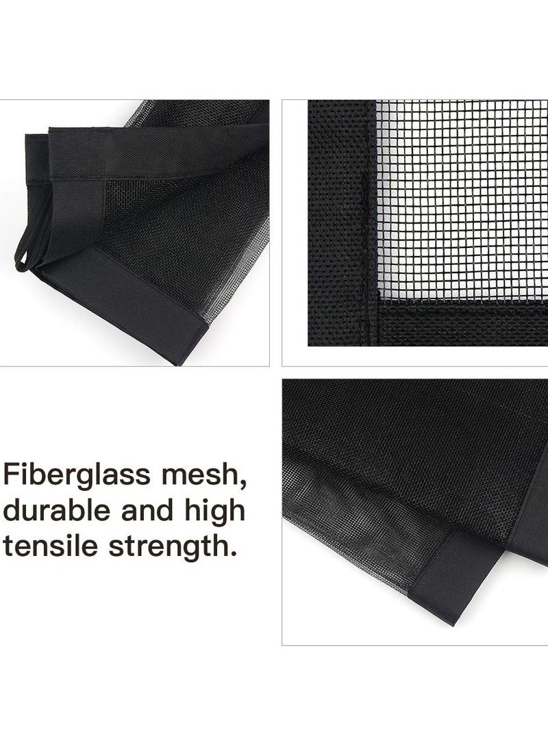 SOLARAE Magic Pet Gate Indoor Outdoor Retractable Dog with Portable Folding Mesh Safety for The House Providing a Safe Enclosure to Play and Rest 110*72cm - Image 4