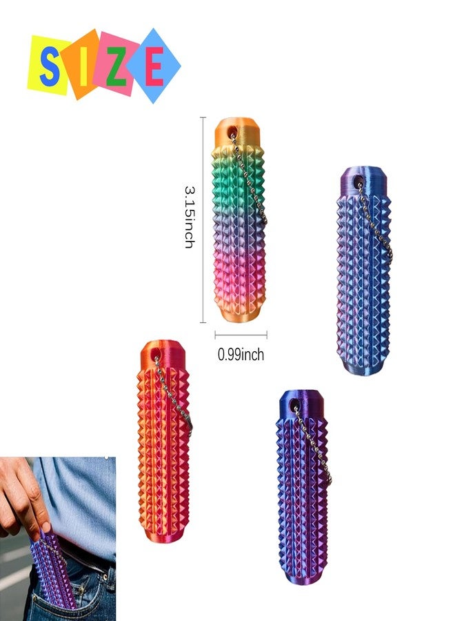 OYTKWU Stress-Relieving Massage Stick Pain stim Fidget : 3D Printe Little ouchies Pain Fidget Toys - Anxiety Relief Items & Novelty Gifts (1 PC red Gold) - Image 5