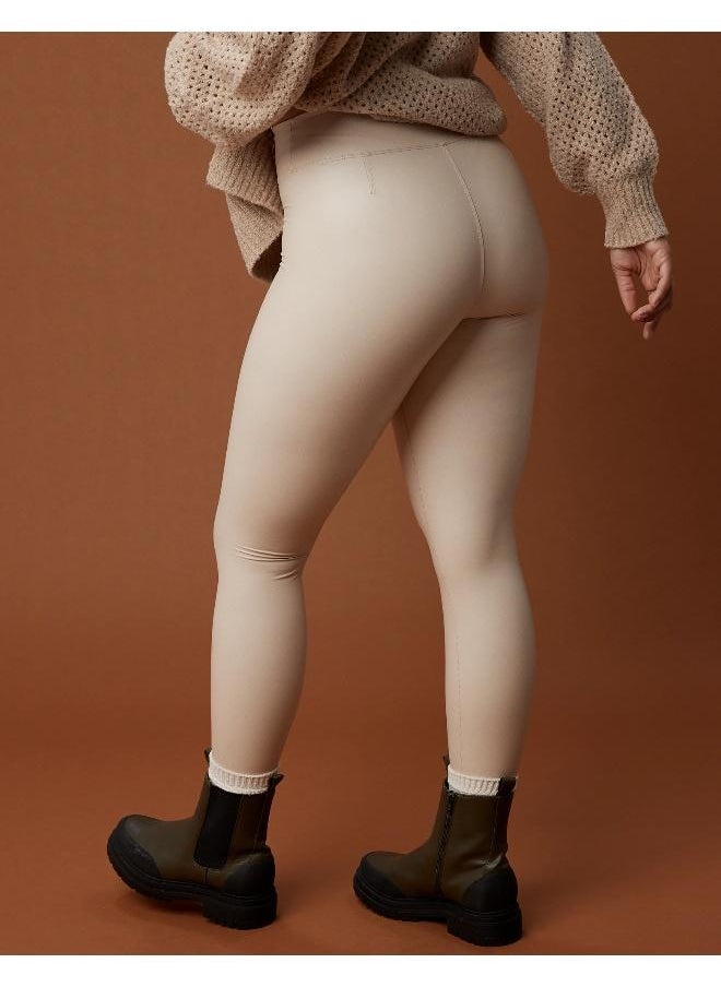 Aerie Luxe Faux Pu High Waist Pants  - Image 2