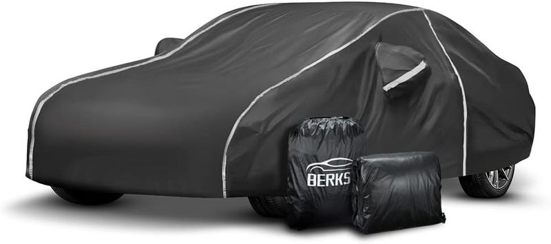 BERKSYDE Waterproof Car Cover for BMW 3 Series 2007-2024 - 6 Layers All Weather Protection with Storage Bag - Image 1