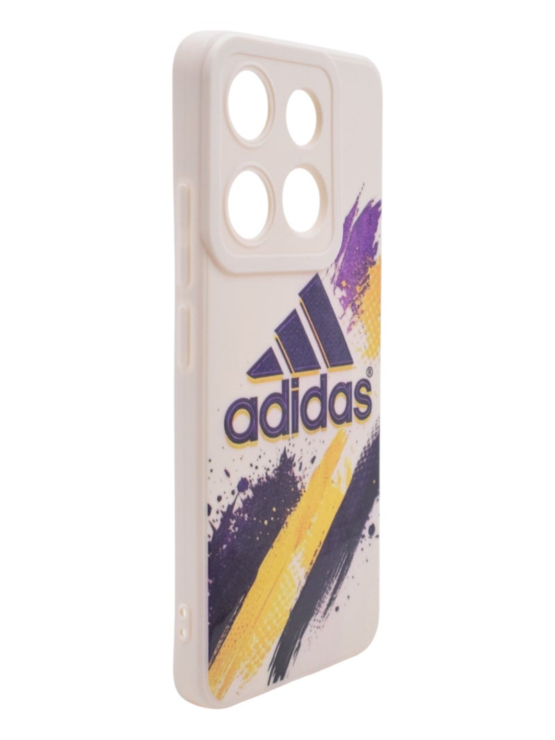 Adidas Plastic Back Cover For Infinix Smart 7 - Multicolour - Image 2