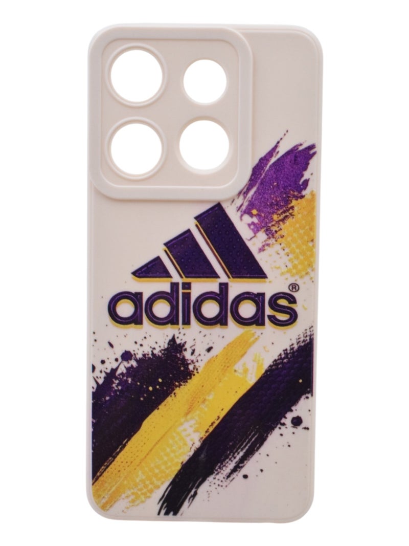 Adidas Plastic Back Cover For Infinix Smart 7 - Multicolour - Image 1