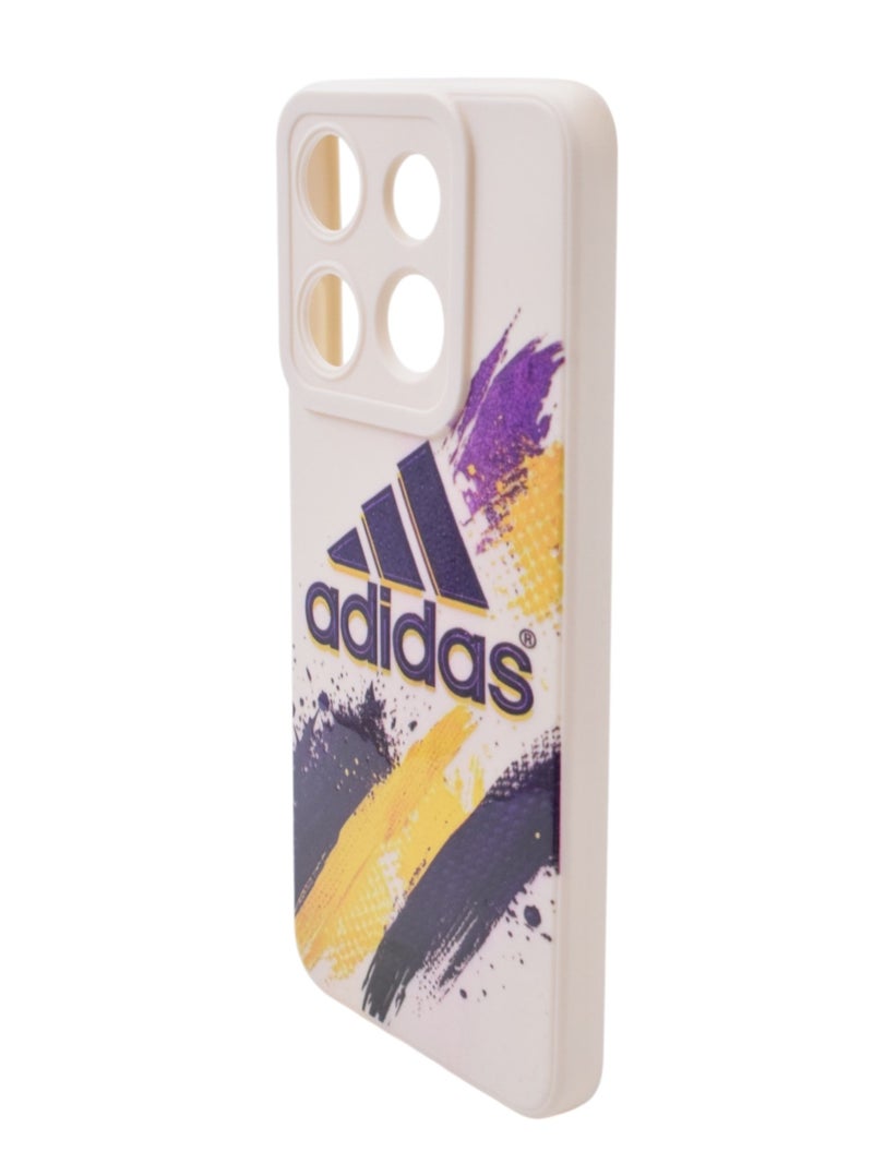 Adidas Plastic Back Cover For Infinix Smart 7 - Multicolour - Image 3