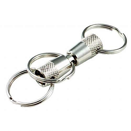 Lucky Line 3-Way Pull Apart Keychain, 1 Pack, Silver (71501) - Image 1
