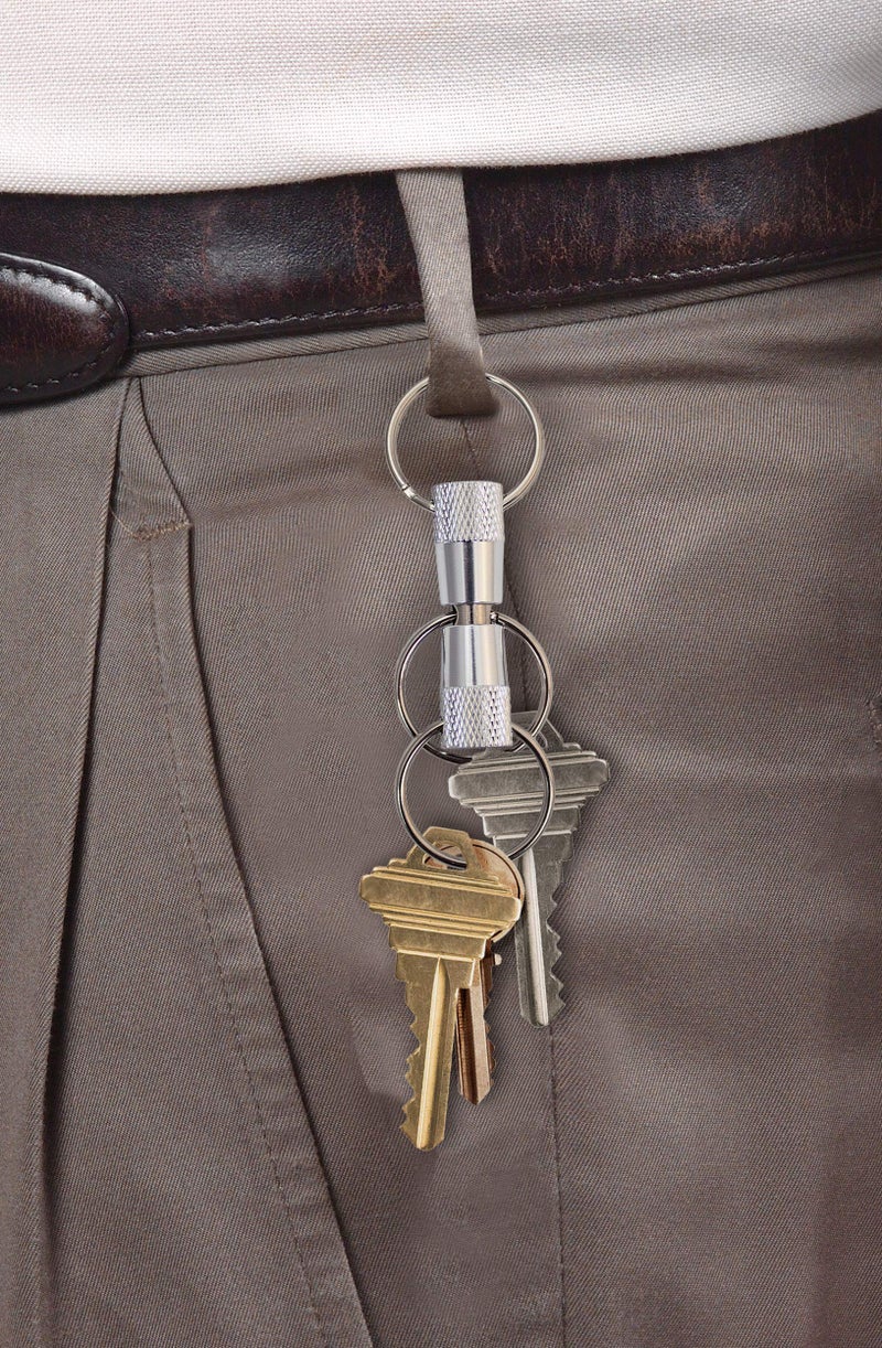 Lucky Line 3-Way Pull Apart Keychain, 1 Pack, Silver (71501) - Image 5