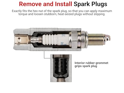 TEKTON 3/8 Inch Drive Spark Plug Socket Set, 3-Piece (5/8, 3/4, 13/16 in.) | SHD91003 - Image 2