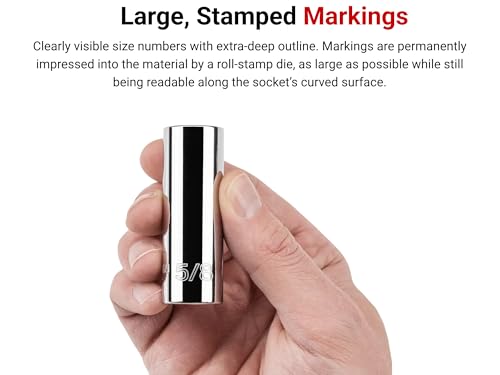 TEKTON 3/8 Inch Drive Spark Plug Socket Set, 3-Piece (5/8, 3/4, 13/16 in.) | SHD91003 - Image 5