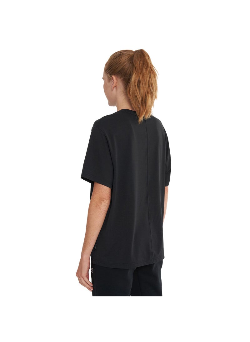 Athlex Women’s Oversized T-Shirt Black (UAE/KSA Alpha S) – Relaxed Fit, All-Day Comfort Tee for Office, Travel, and Everyday Casual Wear - Image 3