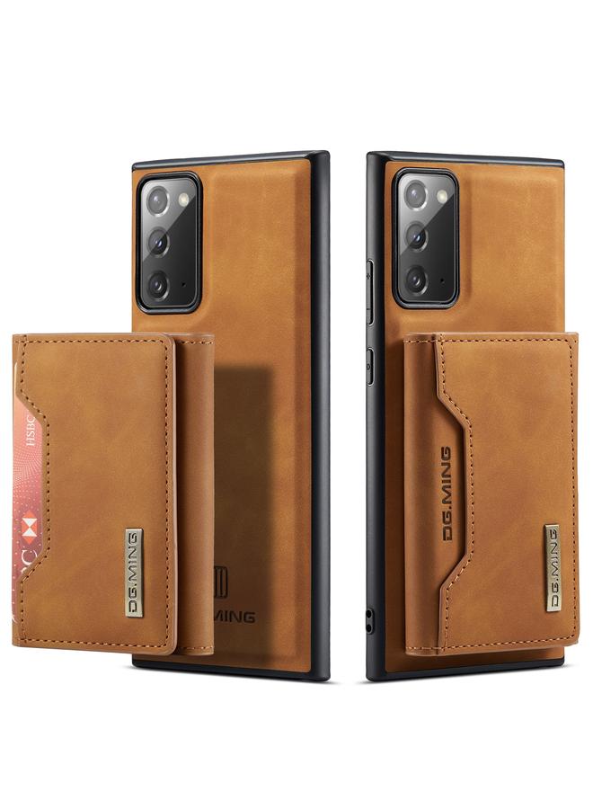 The Bros Case For Samsung Galaxy Note20 M2 Series 3-Fold Multi Card Bag Back Cover Shockproof Case with Wallet & Holder Function