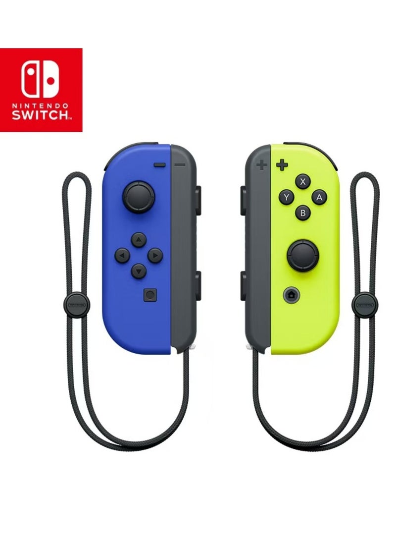Generic - Joy Cons Wireless Controller for Nintendo Switch, L/R Controllers Replacement Compatible with Nintendo Switch - Neon Yellow/Blue - Image 1