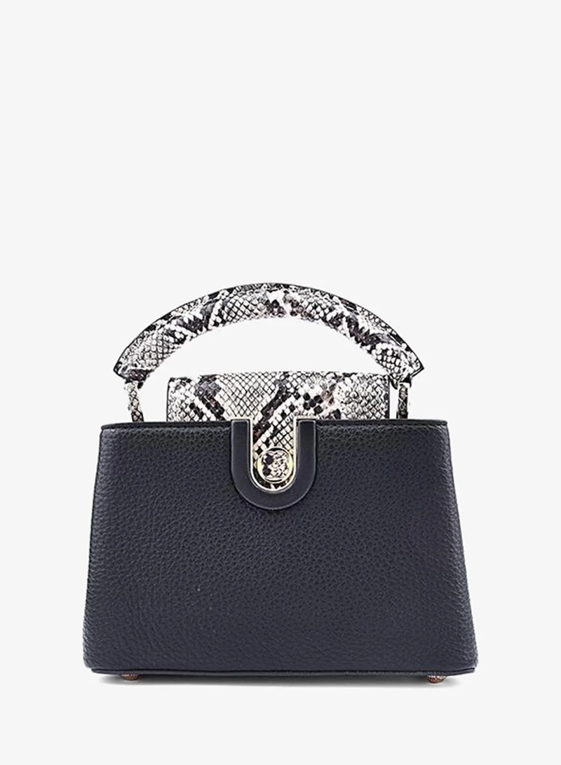 Cuple Black Everyday Flap Shoulder Bag for Women | Best Price UAE